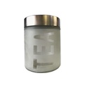 CANNISTER SET 3PC T/C/S FROSTED GLASS WITH STEEL LID RHW40554F