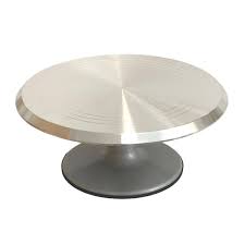 Cake Stand 30X8Cm Revolving Lockable Turntable Fp02 - Bakers Prep