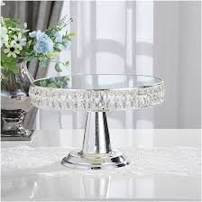 Cake Stand 30X30 Mirror W/Diam