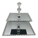 Cake Stand 35X35 Mirror Pln