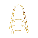 Cake Stand 3T Gold