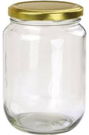 Jar 250ml Honey Glass Round Tall with Lid JAR134