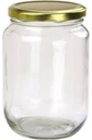 Jar 750ml Honey Glass Square with Lid JAR151