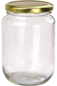 Jar 200ml Honey Glass Round with Lid JAR118