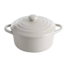 Casserole Mini 10X5Cm Wht 213