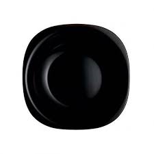 Plate 19Cm Carine Black Luminarc