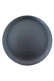 Plate 19Cm Coupe Black Rustic