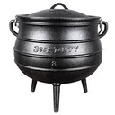 Pot 3 Leg No.8 Potjie Cast Iron Black