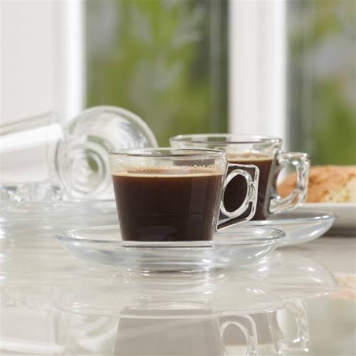 Vela Cup & Saucer 195cc 12pc Glass 97302