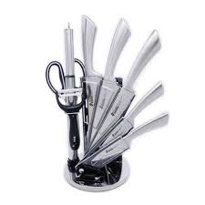 Knife Set 9Pc W/Acrylic Block Gh