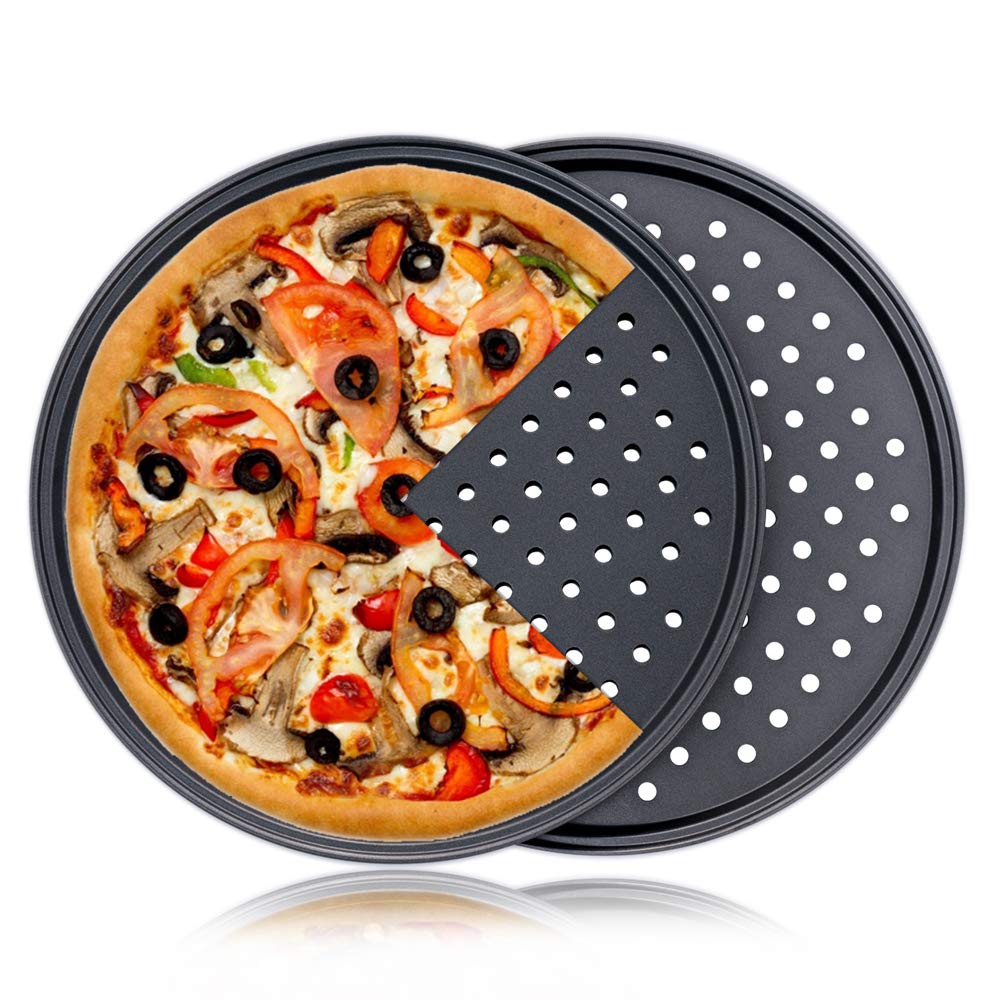 PIZZA PAN 32X1.5CM PERFORATED N/STICK 830156