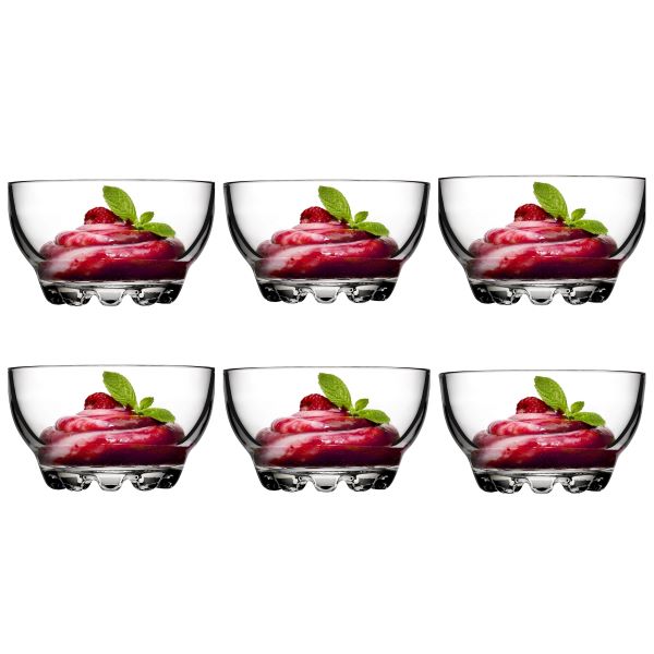 Karaman Bowls 6pc 280ml 105x60mm Dessert Glass 53523