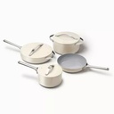 Pot Set 7pc Ceramic Coated Aluminium Italiano Collection-Colours