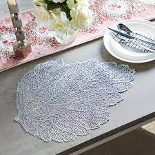 Placemat 47X37Cm % Leaf Design