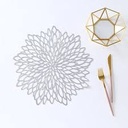 Placemat 1Pc 38Cm Flower Fine Linear Pattern Cut-Out