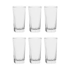 Tumbler 6pc Square Glass Pougine BJ1021 2024-180