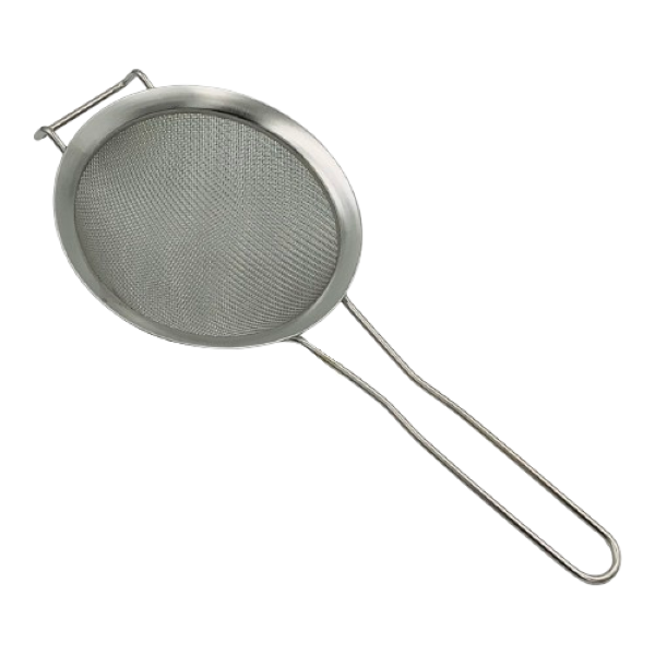 Strainer 14X5cm Fine Mesh Stainless Steel With Reinforced Rim And Hang End N857218