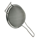 Strainer 16x6cm Fine Mesh Stainless Steel With Reinforced Rim & Hang End N857219