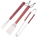 Braai Tool Set 3pc - BBQ Shovel, Tong & Meat Fork 0011