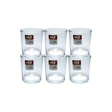 Whisky Glass 6Pc 220ml Deli 2023-058