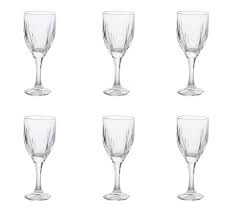 Wine Goblet 320Ml 6Pc Linear Glass F222 Rvt2023-168