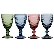 Wine Goblet 6pc 250ml Assorted Colours 2024-153