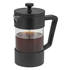 Barista Plunger 350ml Glass- Black 10241