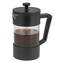 Barista Plunger 350ml Glass- Black 10241