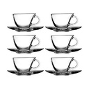 PENGUEN CUP AND SAUCER 230CC 12PC 98396