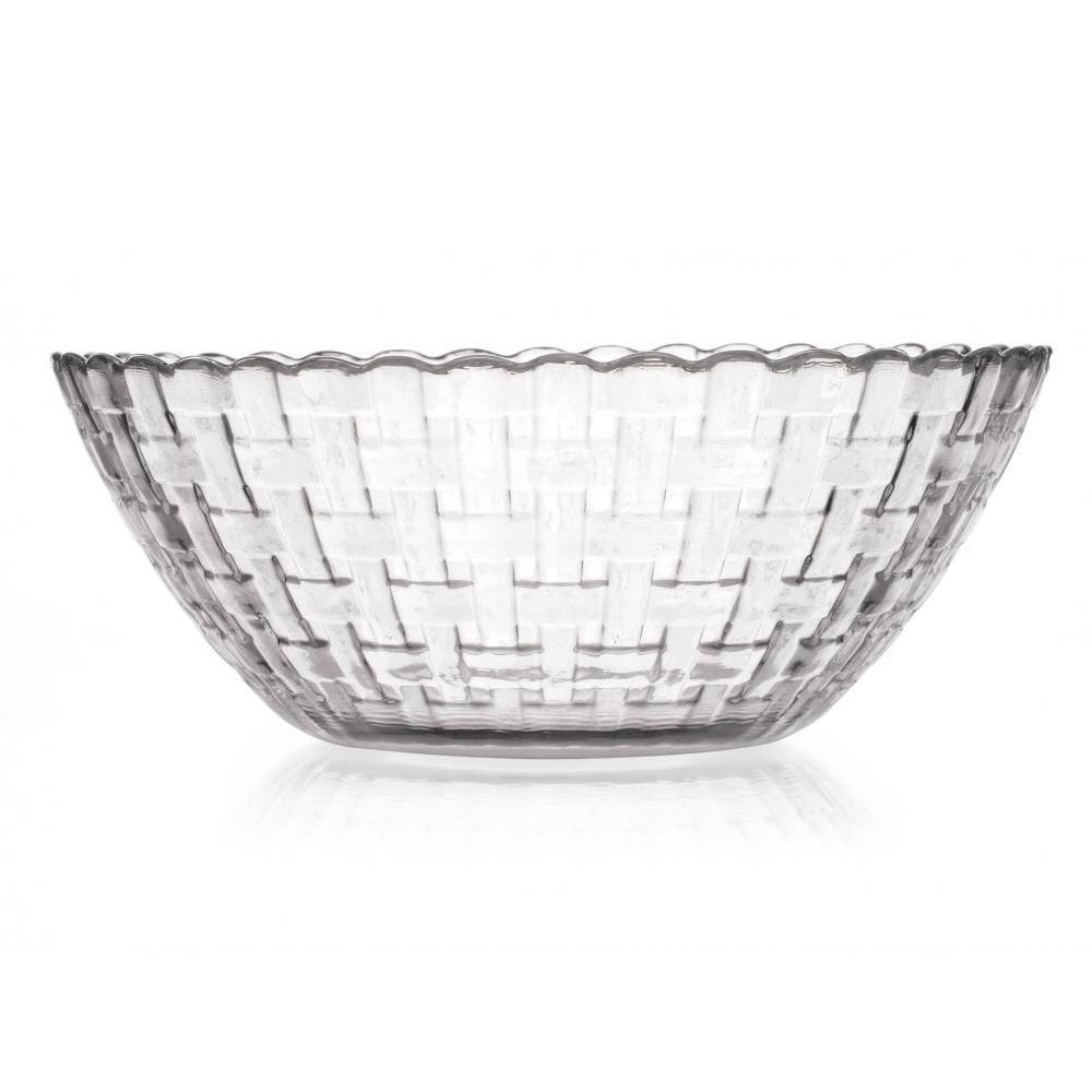 Bowl 31x12cm Habitat Embossed Glass - 10254
