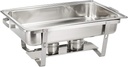 Chafing Dish 9.5L Rectangular with Triple Inserts