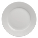 Plate 26.5cm Round White Basics