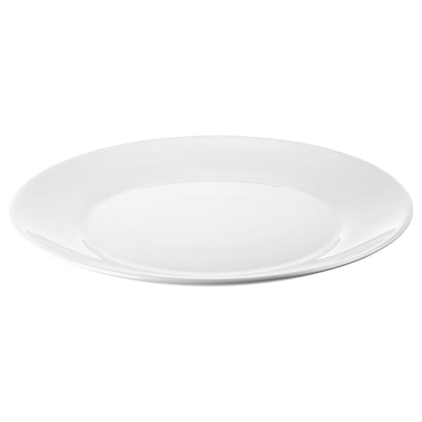 Plate 26.5cm Round White Basics