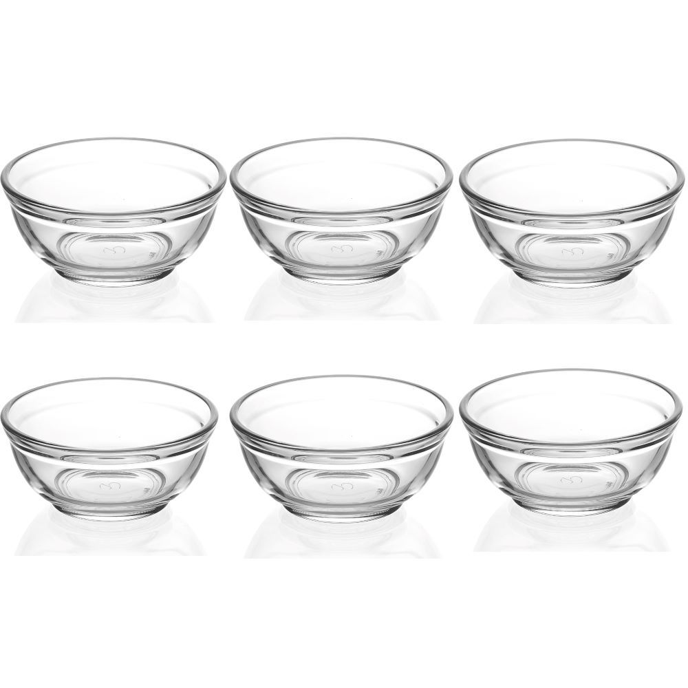 Bowl Set 6pc 10x4.5cm Glass Gastroboutique - 530899