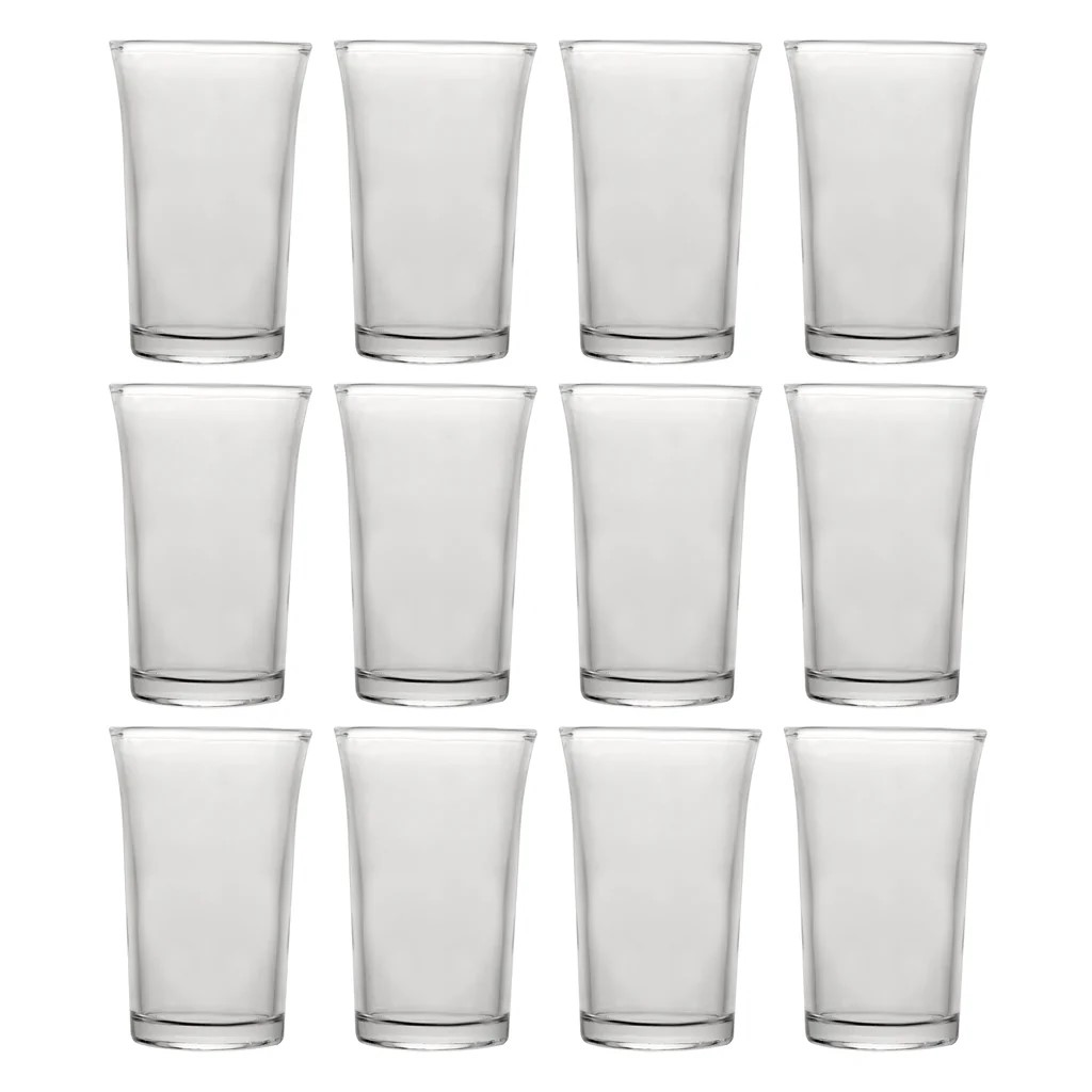 Tall Shot Glass Set – 12pc (50ml, 70mm x 33mm) - 10250