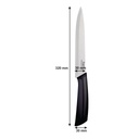 Carving Knife - Black and Grey Handle Regent Kitchen Premium - (320x30mm) - 12617