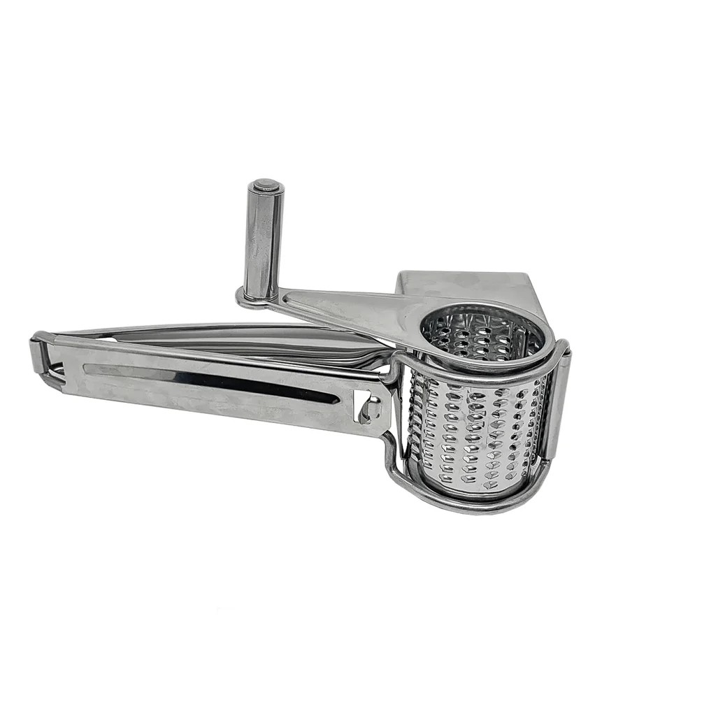 Rotary Cheese Grater – Stainless Steel (20x6x8 cm) - 12404