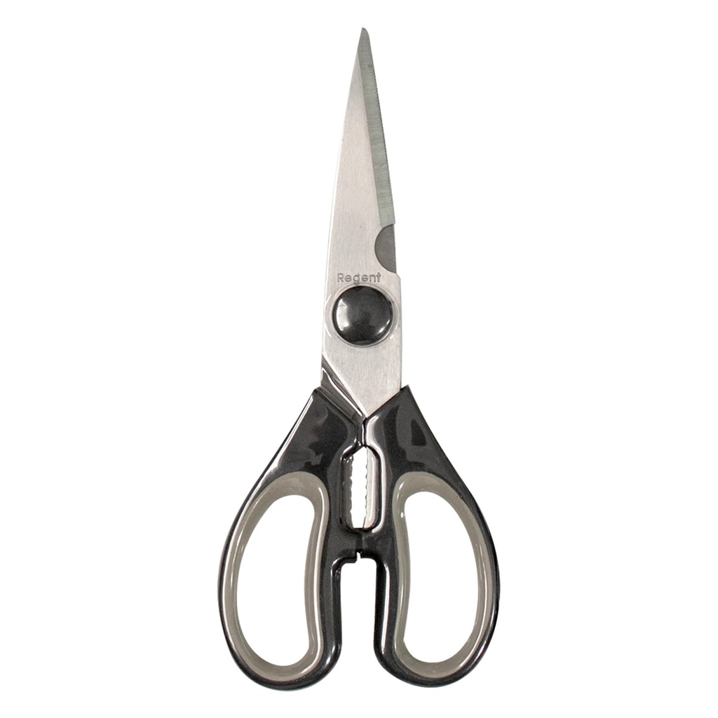 Scissors 19.5cm Black&Grey Regent 21111