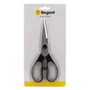 Scissors 19.5cm Black&Grey Regent 21111