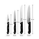 Knife Set 4pc (Chef, Carving, Utility & Paring Knives) Regent - 21128