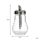 Sugar Pourer Glass 210ml (70mm Dia x 140mm) Regent -27264