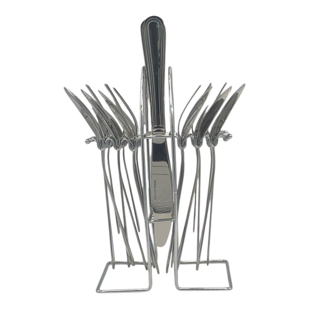 Cutlery Set 24pc Classic Line Hanging Stainless Steel -  WD-018