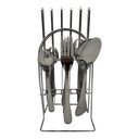 Cutlery Set 24pc Classic Line Hanging Stainless Steel -  WD-018