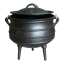 Pot 3 Leg No.10 Potjie Cast Iron Black