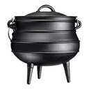 Pot 3 Leg No.6 Potjie Cast Iron Black