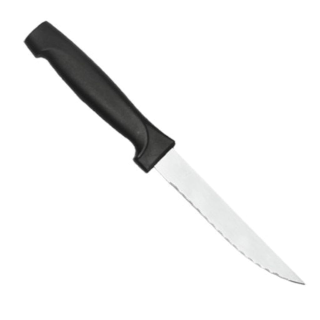 Steak Knife 1pc Lashered With Black Handles Eetrite Er1169Sk