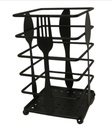 Cutlery Holder 17X10X10Cm Black