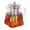 Teapot 950ml Square Borosilicate Glass RVT2023-1921