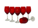 Wine Goblet 310Ml 6Pc Colours Rvt084