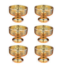 Dessert Bowl 6pc Iceville Gold RVT2023-181